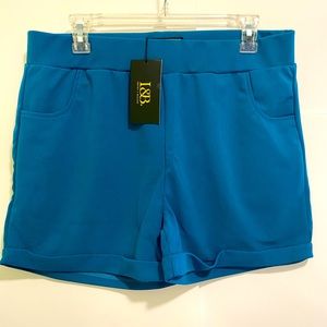 Teal shorts NWT XL